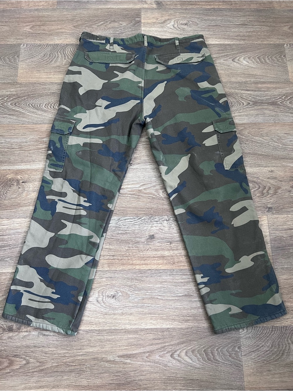 Stanley Camouflage Work Pants with Olive and Khaki Tones/A526